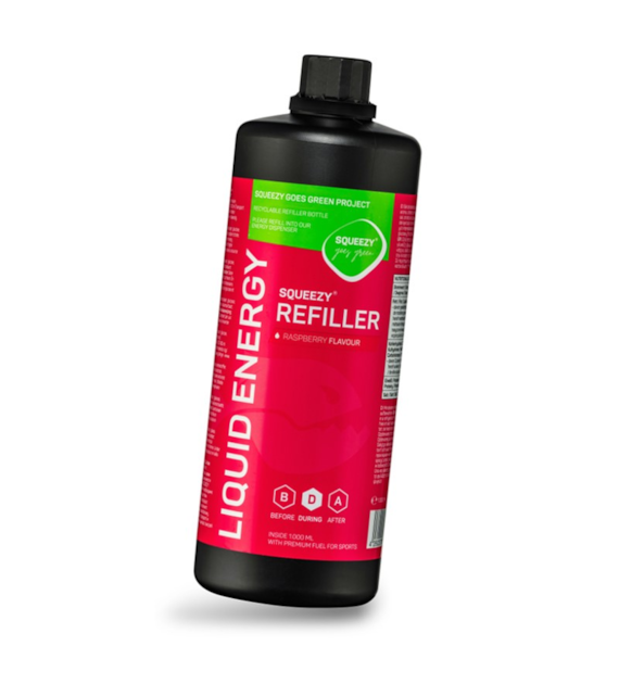 SQUEEZY ENERGY GEL 1000ml REFILLER Malina
