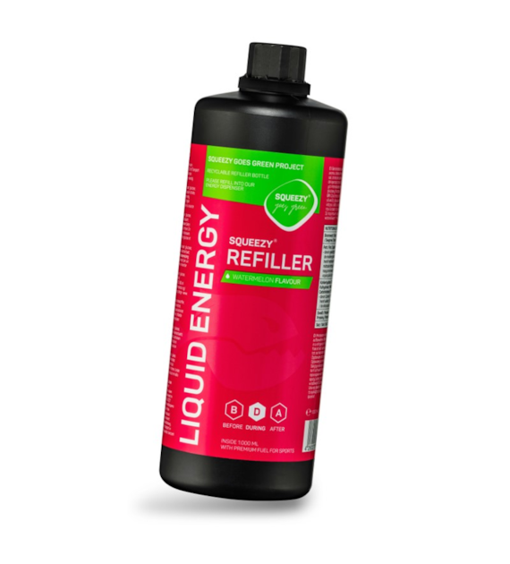 SQUEEZY ENERGY GEL 1000ml REFILLER Arbuz