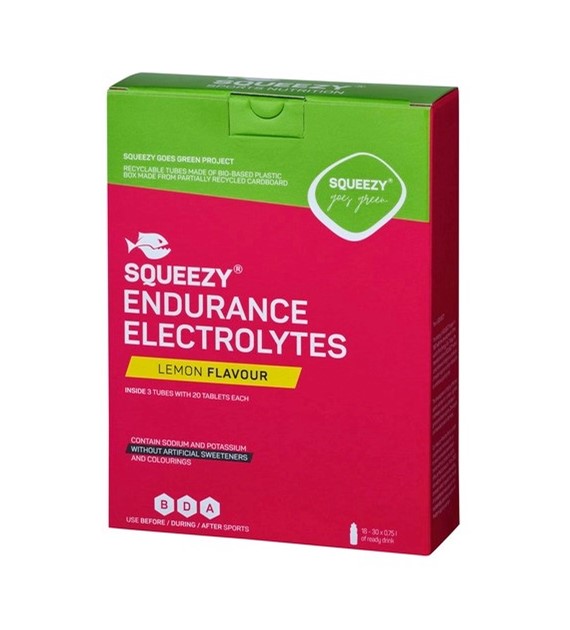 Squeezy Tabletki elektrolitowe cytrn. 3x80g