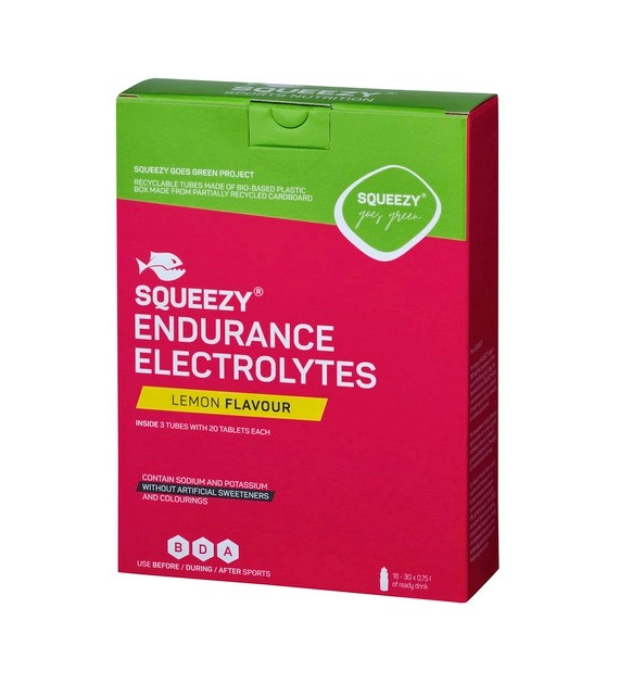 Squeezy Tabletki elektrolitowe cytrn. 3x80g