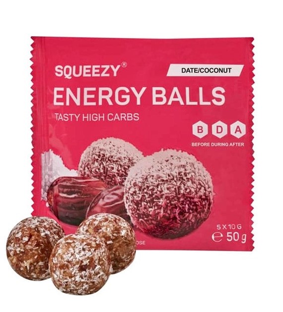 ENERGY BALLS - op. 50 g, daktyle/kokos