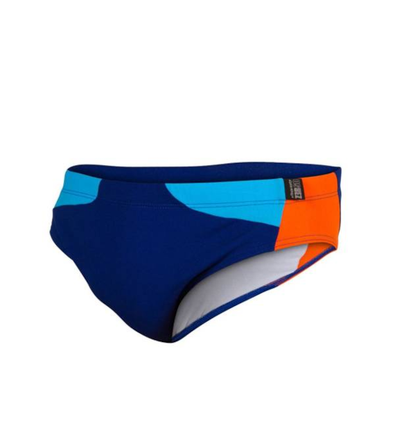 SWIM BRIEFS DARK BLUE/ATOLL/ORANG S