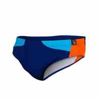 SWIM BRIEFS DARK BLUE/ATOLL/ORANG XXL
