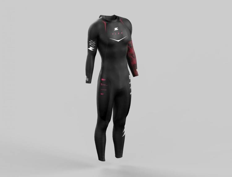 Zerod Pianka MAN FLEX BLACK/RED ST