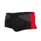 SWIM TRUNKS BLACK/GREY/RED XL