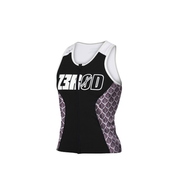 racer WOMAN TOP BLACK LOTUS M