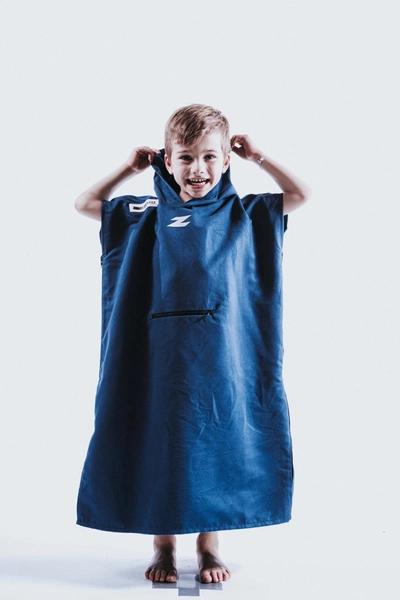 KID TRANSITION TOWEL NAVY