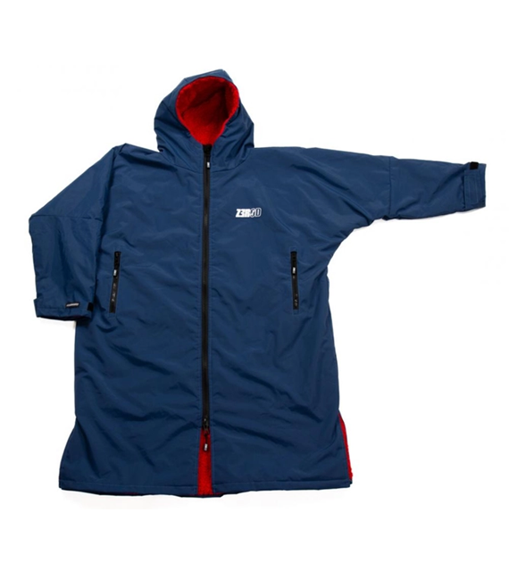 WATERPROOF CHANGING PARKA NAVY/RED M
