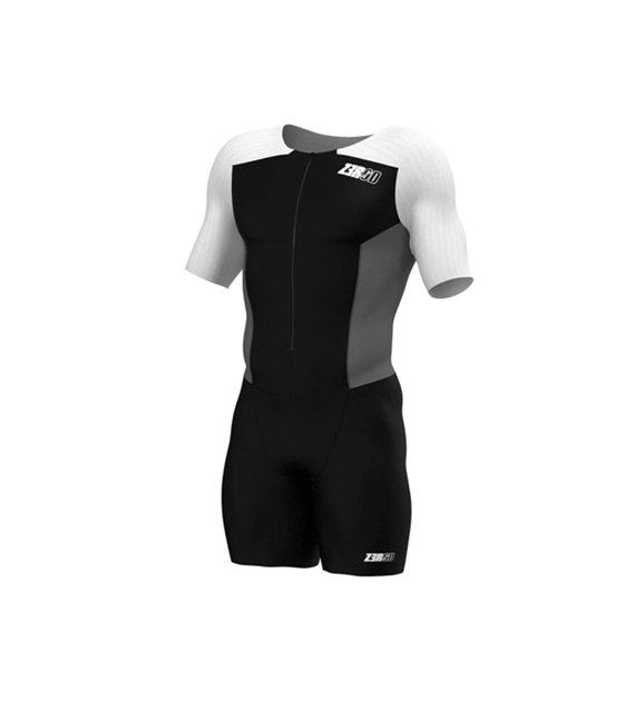 ELITE TTSUIT MAN BLACK/WHITE L