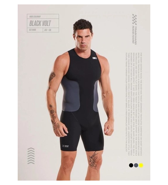 RACER TRISUIT MAN BLACK VOLT M