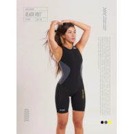 RACER TRISUIT WOMAN BLACK VOLT L