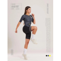 racer WOMAN TTSUIT BLACK VOLT L