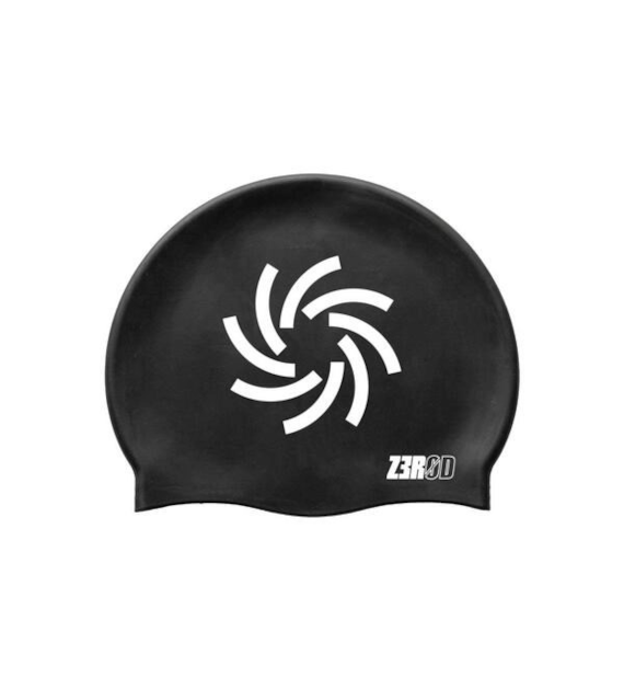 SWIM CAP VORTEX BLACK