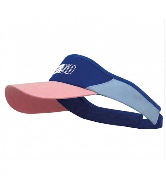 RUNNING VISOR PINK/BLUE UNIQ SIZE