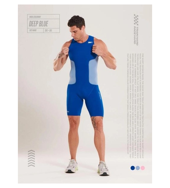 racer MAN TRISUIT DEEP BLUE XL