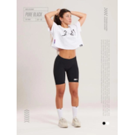 racer WOMAN SHORTS PURE BLACK L