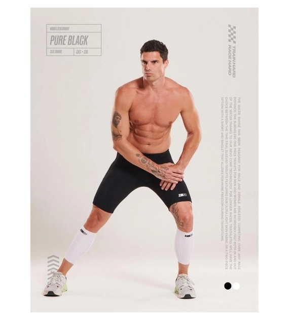 RACER SHORTS MAN PURE BLACK L